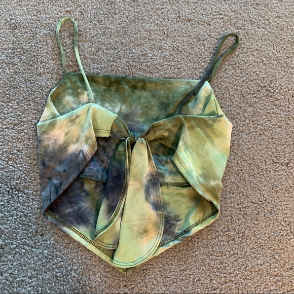 Blue Blush crop green tie dye - Picture 2 of 2